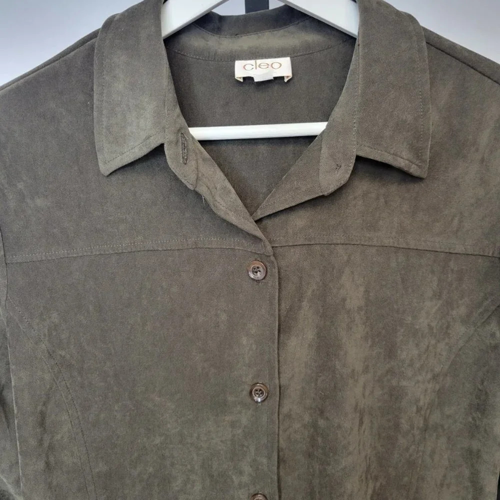 Cleo Suede  Look Shacket - Picture 2 of 5